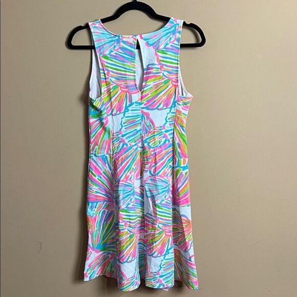 Lilly Pulitzer Sz Small Felicity Resort White Shellabrate Print Fit & Flare NWOT - Picture 5 of 8